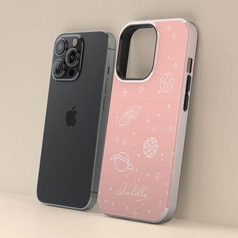 Personalized Pastel Universe Colors iPhone Case
